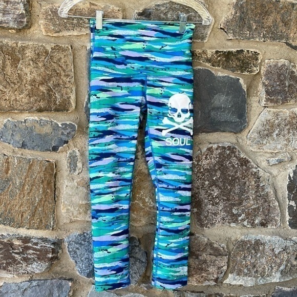 Lululemon x Soul Cycle Wunder Under Crop Leggings in Seven Wonders Print Size 4 - Picture 1 of 5
